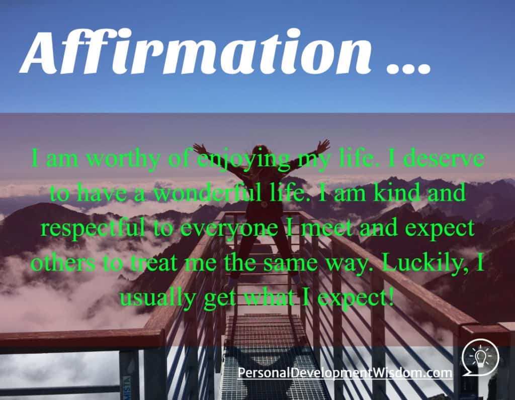 Self Acceptance Affirmation - Personal Development Wisdom