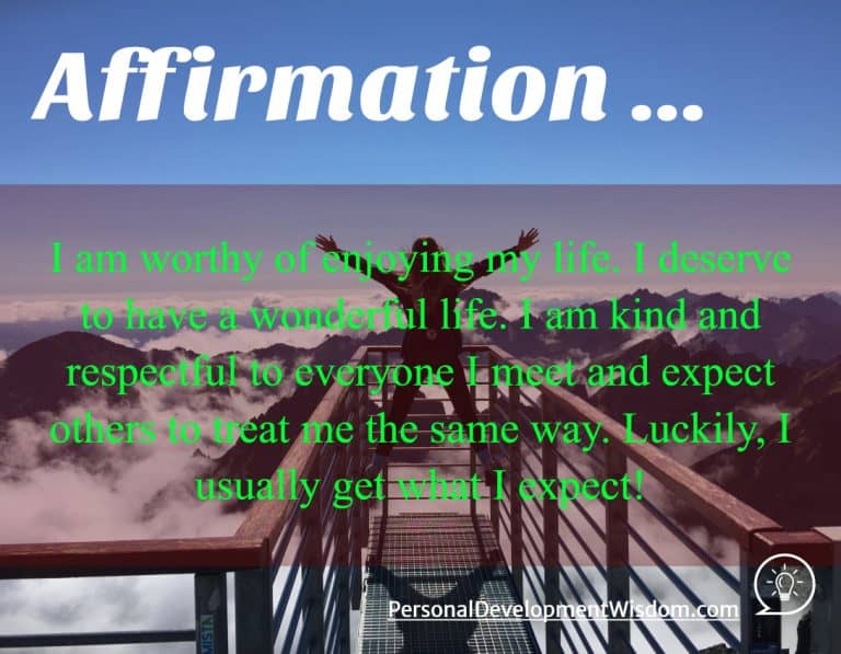 Self Acceptance Affirmation - Personal Development Wisdom