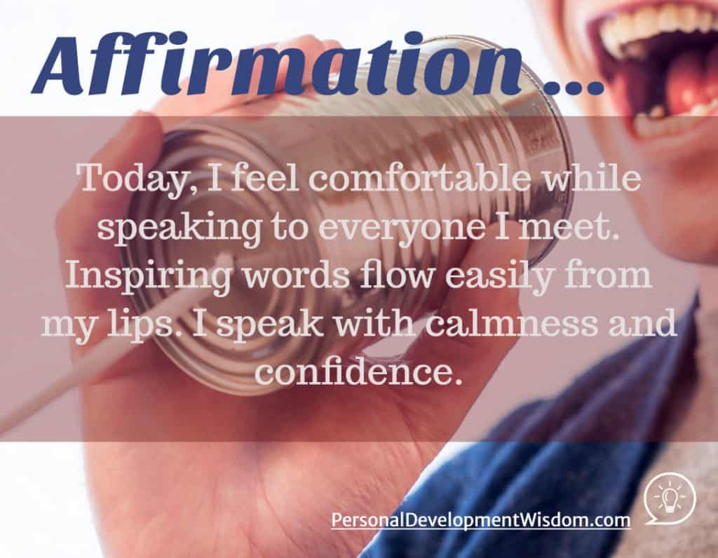 Communication Affirmation - Speak With Confidence - Personal ...