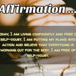 Affirmation: Self-Doubt