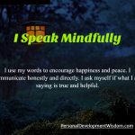 speak mindfully