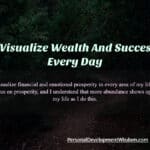 visualize wealth success energy accomplish limit abundance prosperity creative think work income expand business experience failure optimism vigor